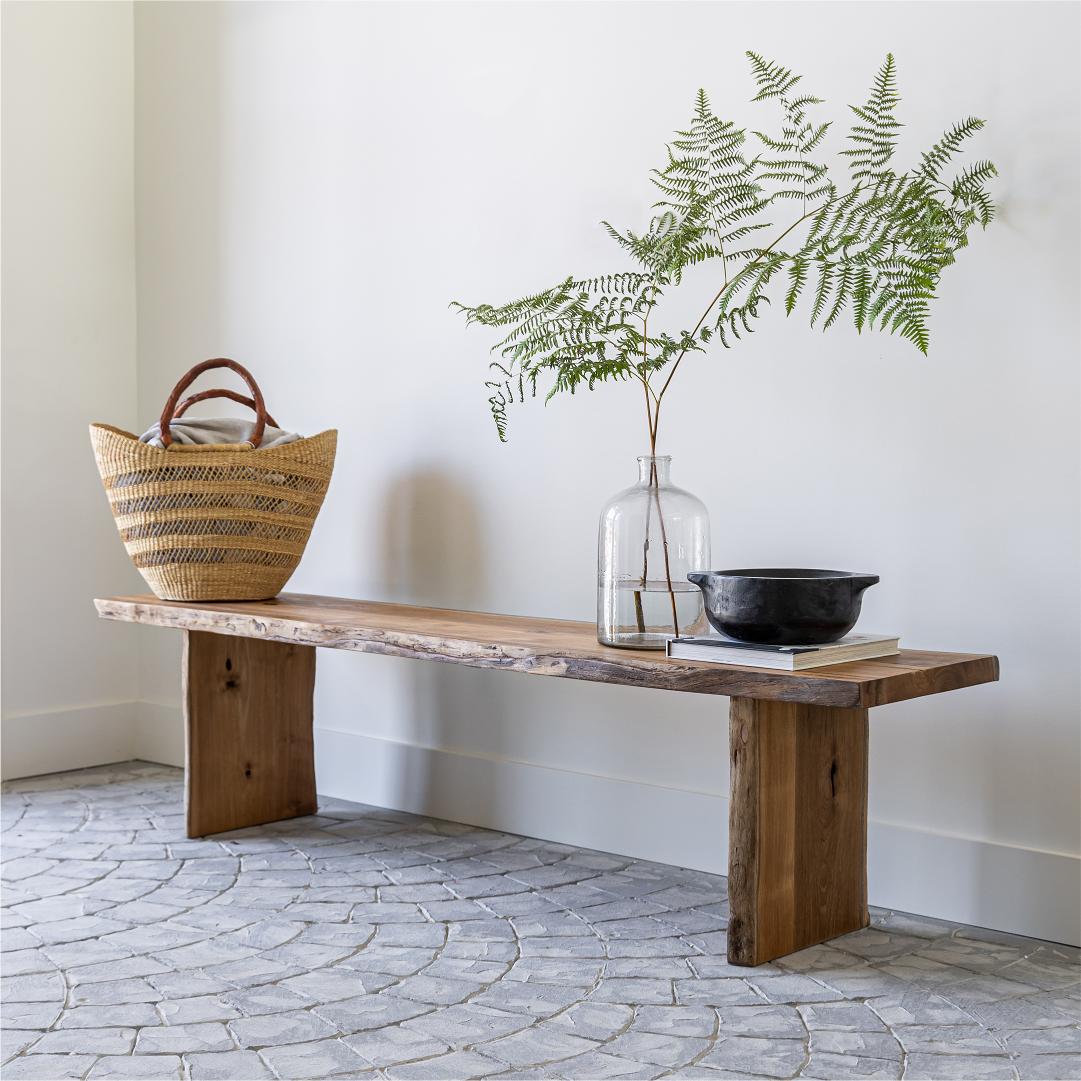 Natura Flat Bench - perfect for entryways or patios | Image 5 | InSTYLE Home & Rugs