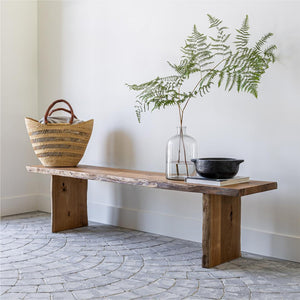 Natura Flat Bench - perfect for entryways or patios | Image 5 | InSTYLE Home & Rugs