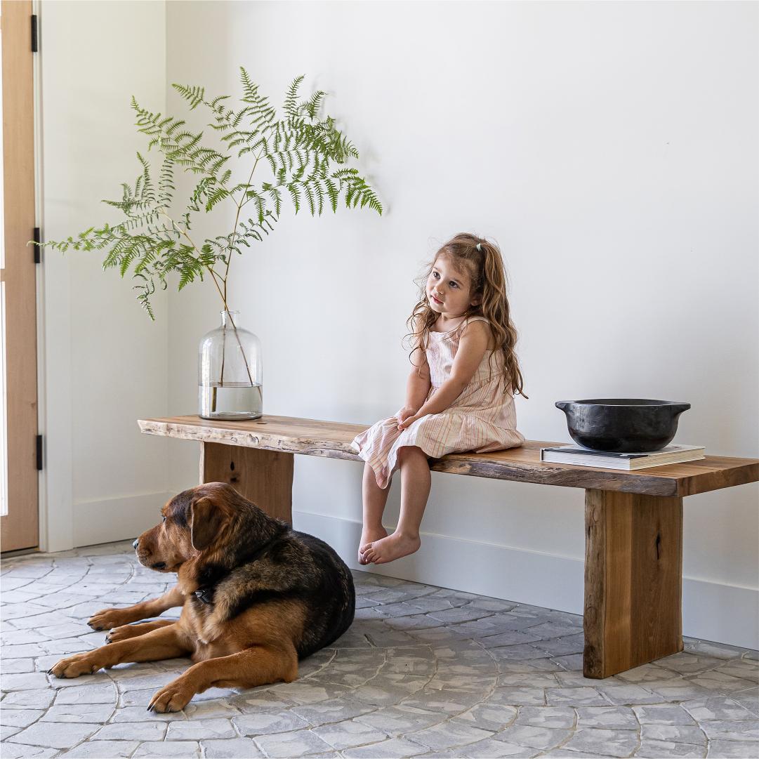 Natura Flat Bench - perfect for entryways or patios | Image 6 | InSTYLE Home & Rugs