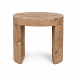 Natura Bundar Accent Table in solid Indonesian teak | InSTYLE Home & Rugs