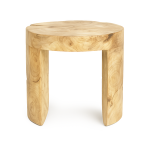 Natura Bundar Accent Table - small accent table with storage for a clutter-free space | Image 1 | InSTYLE Home & Rugs
