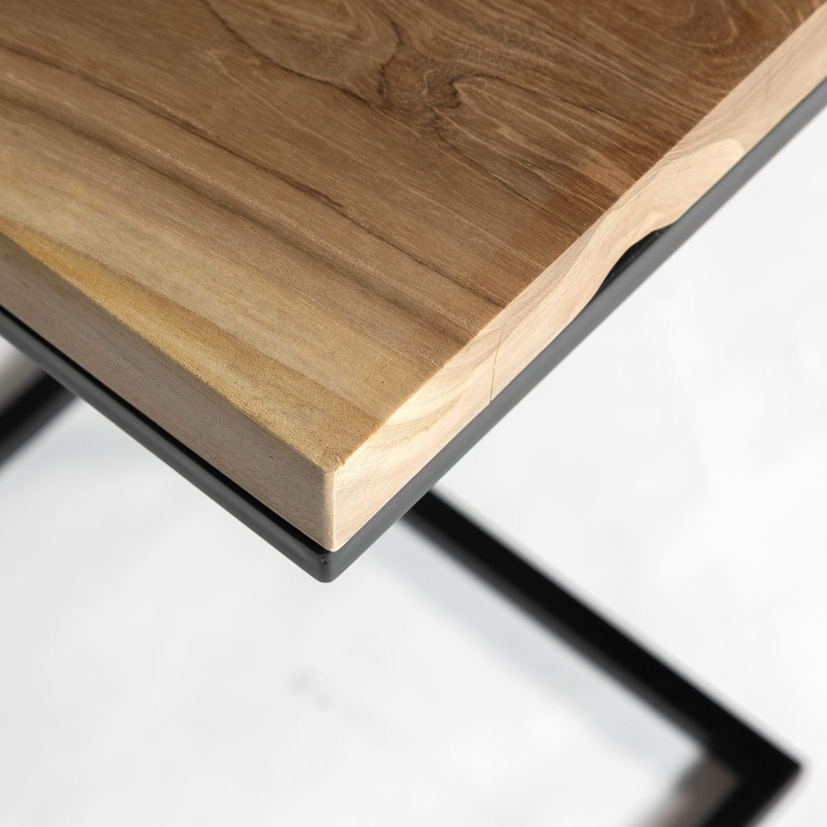 Natura C-Table in bleached teak | InSTYLE Home & Rugs