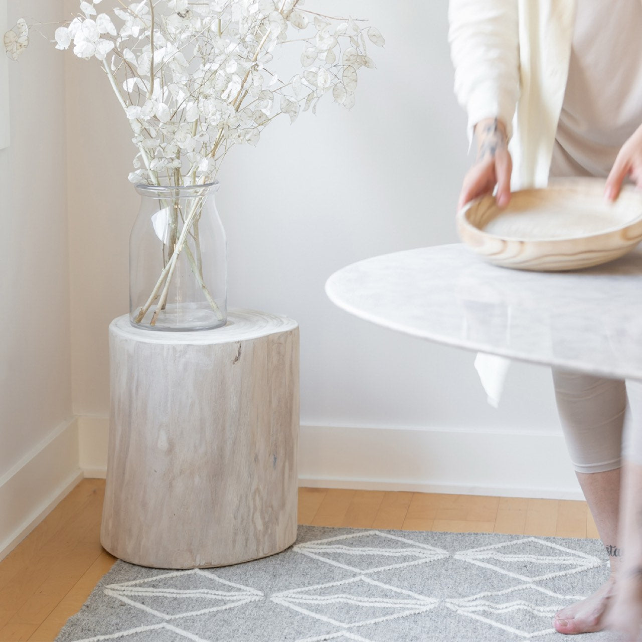 Nova Wide 18" Stump - modern design for any room | Image 5 | InSTYLE Home & Rugs