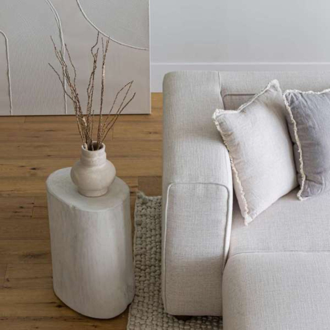 Nova Wide 21" Stump - stylish tables for living rooms | Image 2 | InSTYLE Home & Rugs