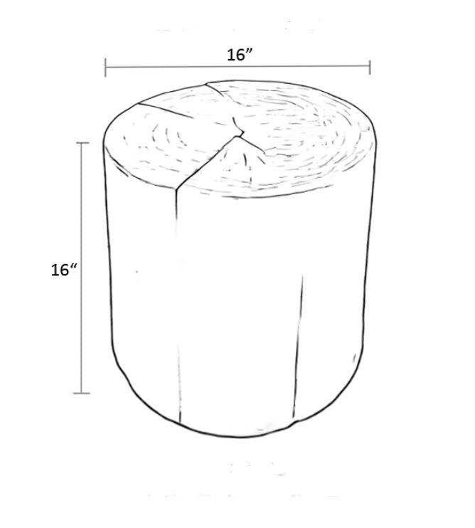 Nova Wide 16" Stump - stylish tables for living rooms | Image 13 | InSTYLE Home & Rugs