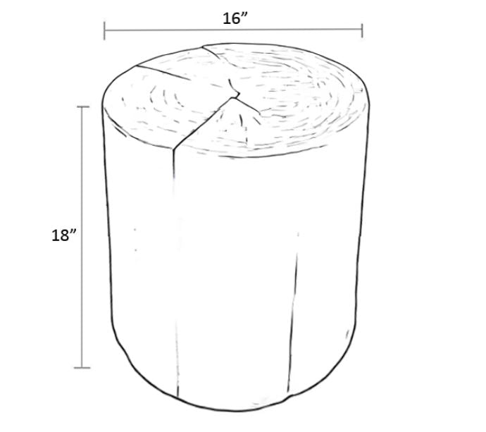 Nova Wide 18" Stump - modern design for any room | Image 12 | InSTYLE Home & Rugs