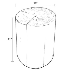 Nova Wide 21" Stump - stylish tables for living rooms | Image 15 | InSTYLE Home & Rugs