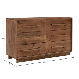 Nevada 6 Drawer Dresser - sleek storage solutions for bedrooms | Image 3 | InSTYLE Home & Rugs