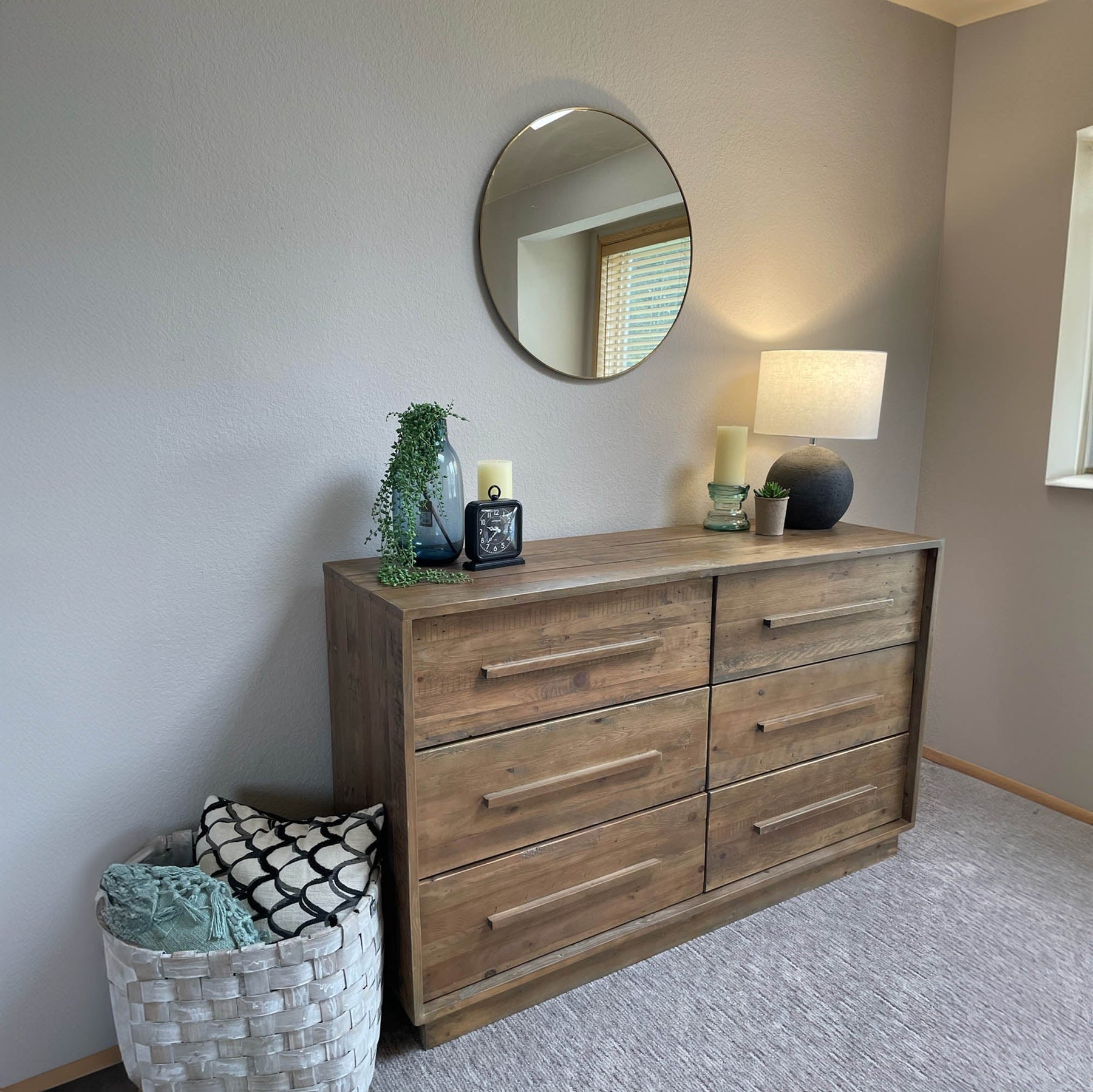 Nevada 6 Drawer Dresser - sleek storage solutions for bedrooms | Image 2 | InSTYLE Home & Rugs