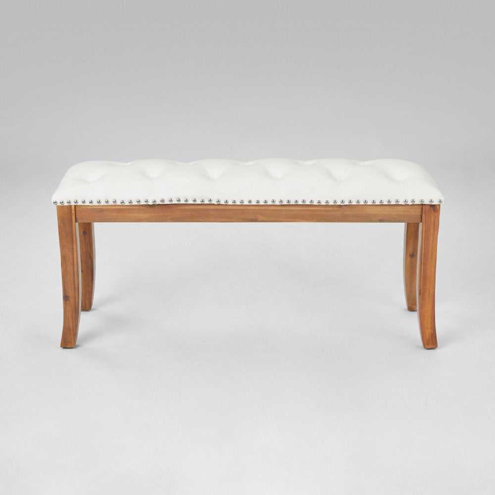 VENICE Beige Linen Fabric - modern beige bench | Image 1 | InSTYLE Home & Rugs