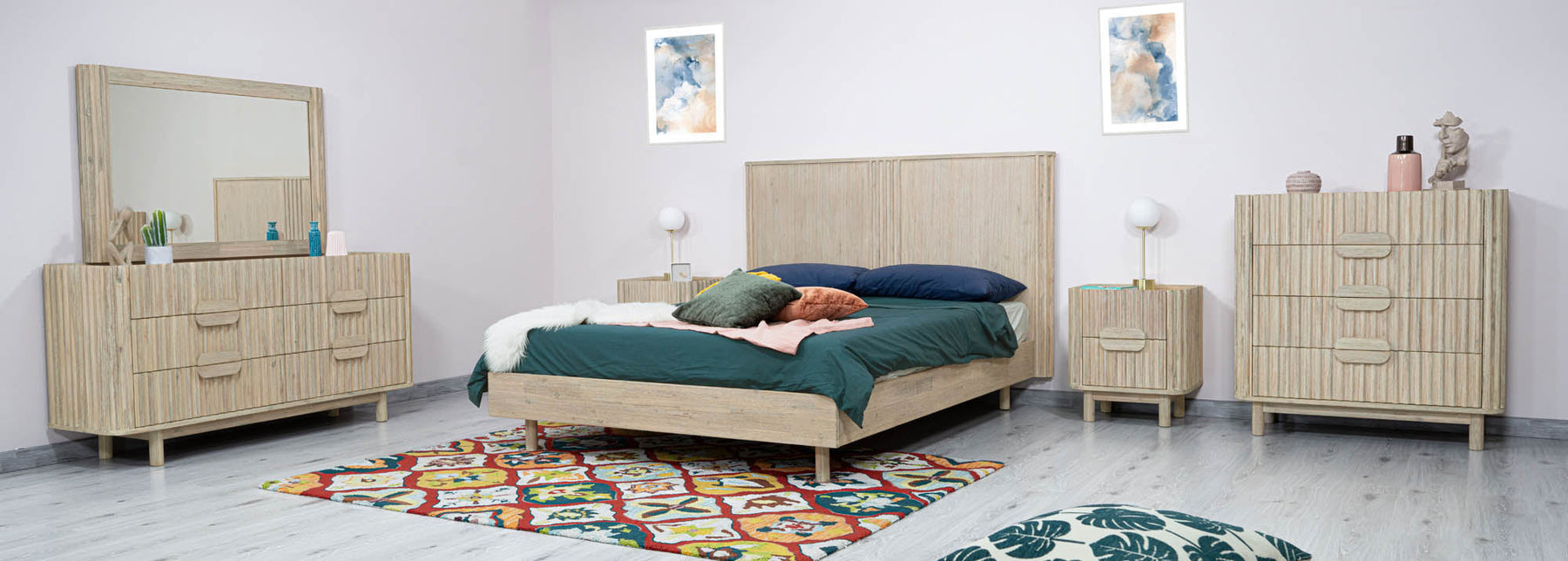 Oasis 6 Drawer Dresser - stylish dresser with modern flair | Image 2 | InSTYLE Home & Rugs
