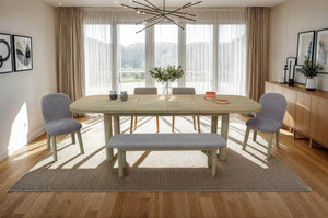 Oasis Extension Dining Table (70"/102") - elegant seating for dining areas | Image 16 | InSTYLE Home & Rugs
