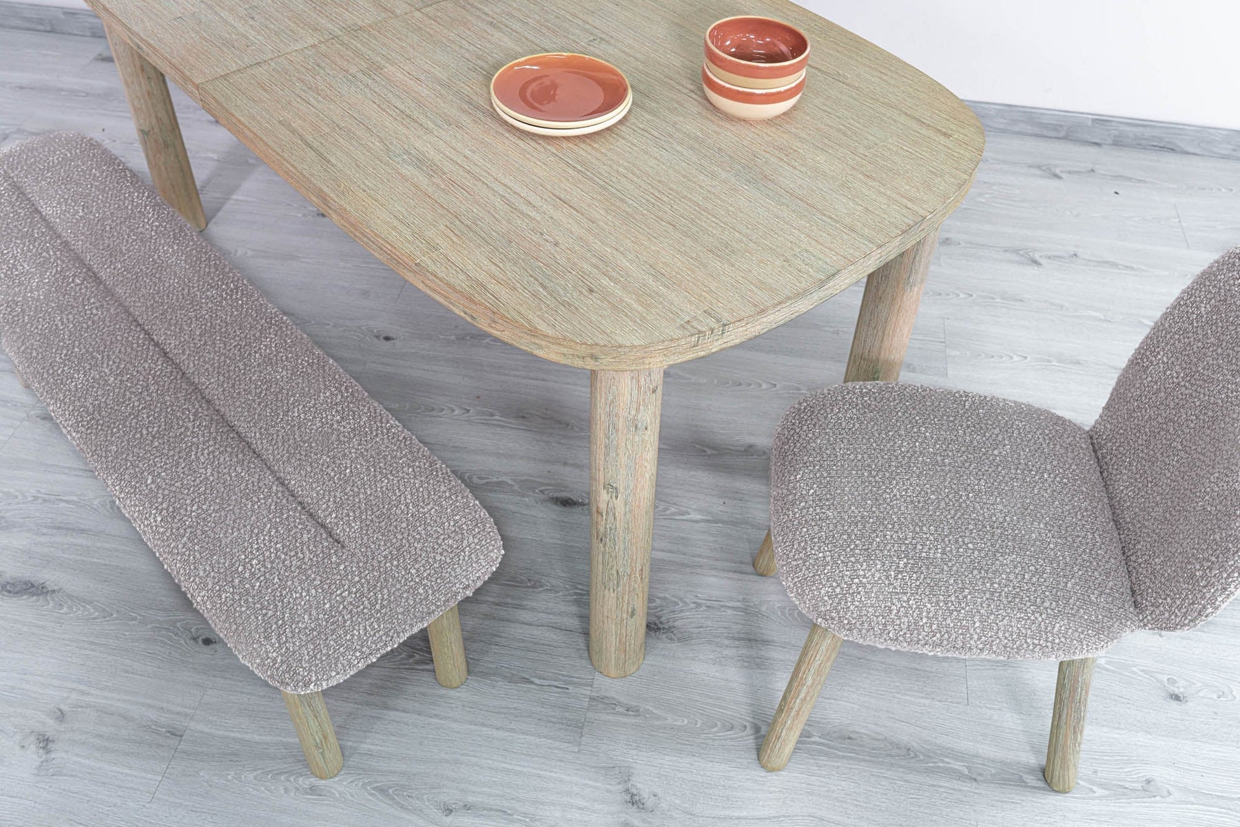 Oasis Extension Dining Table (70"/102") - elegant seating for dining areas | Image 13 | InSTYLE Home & Rugs