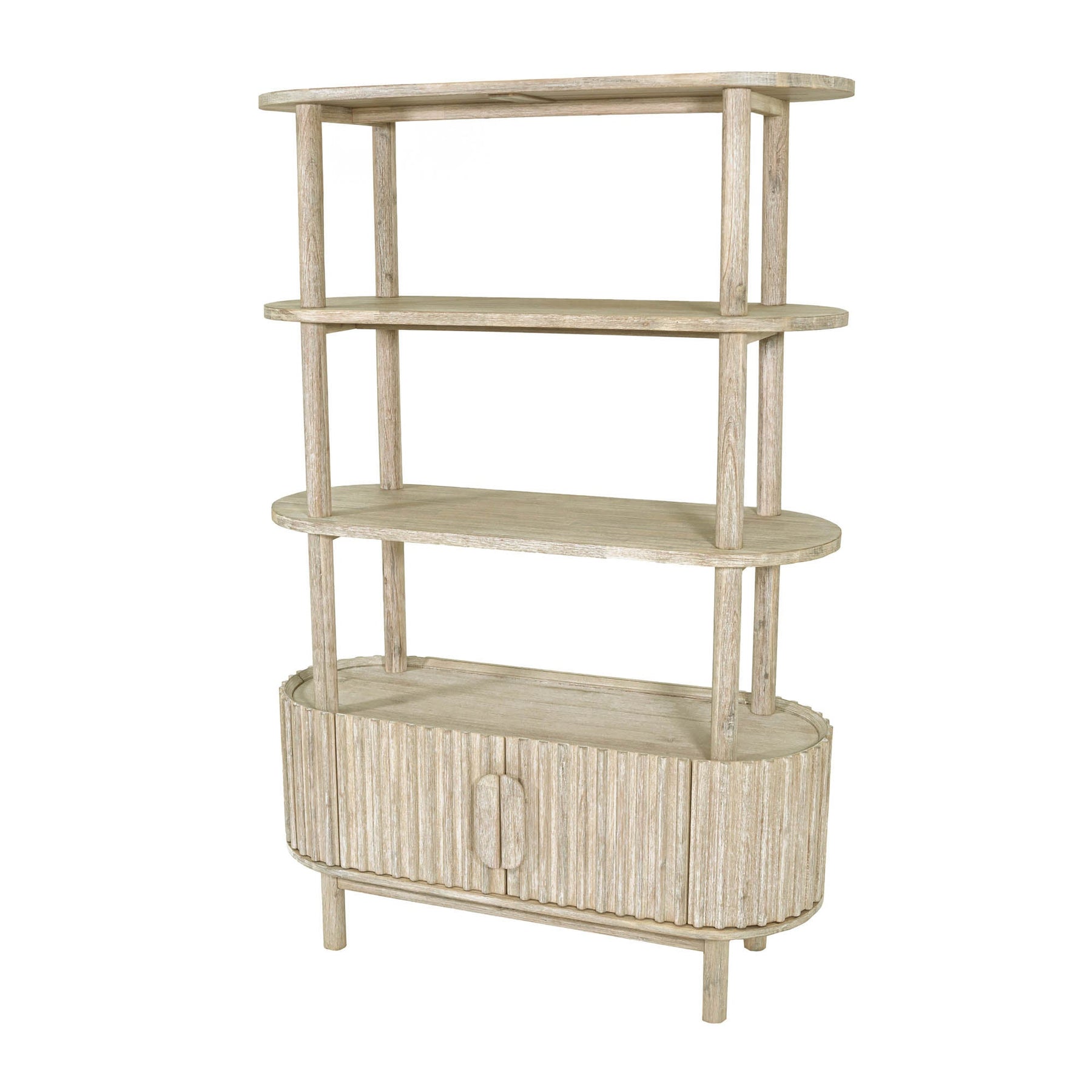 Oasis Bookcase - wooden bookcases with multiple shelves for ample storage | Image 7 | InSTYLE Home & Rugs