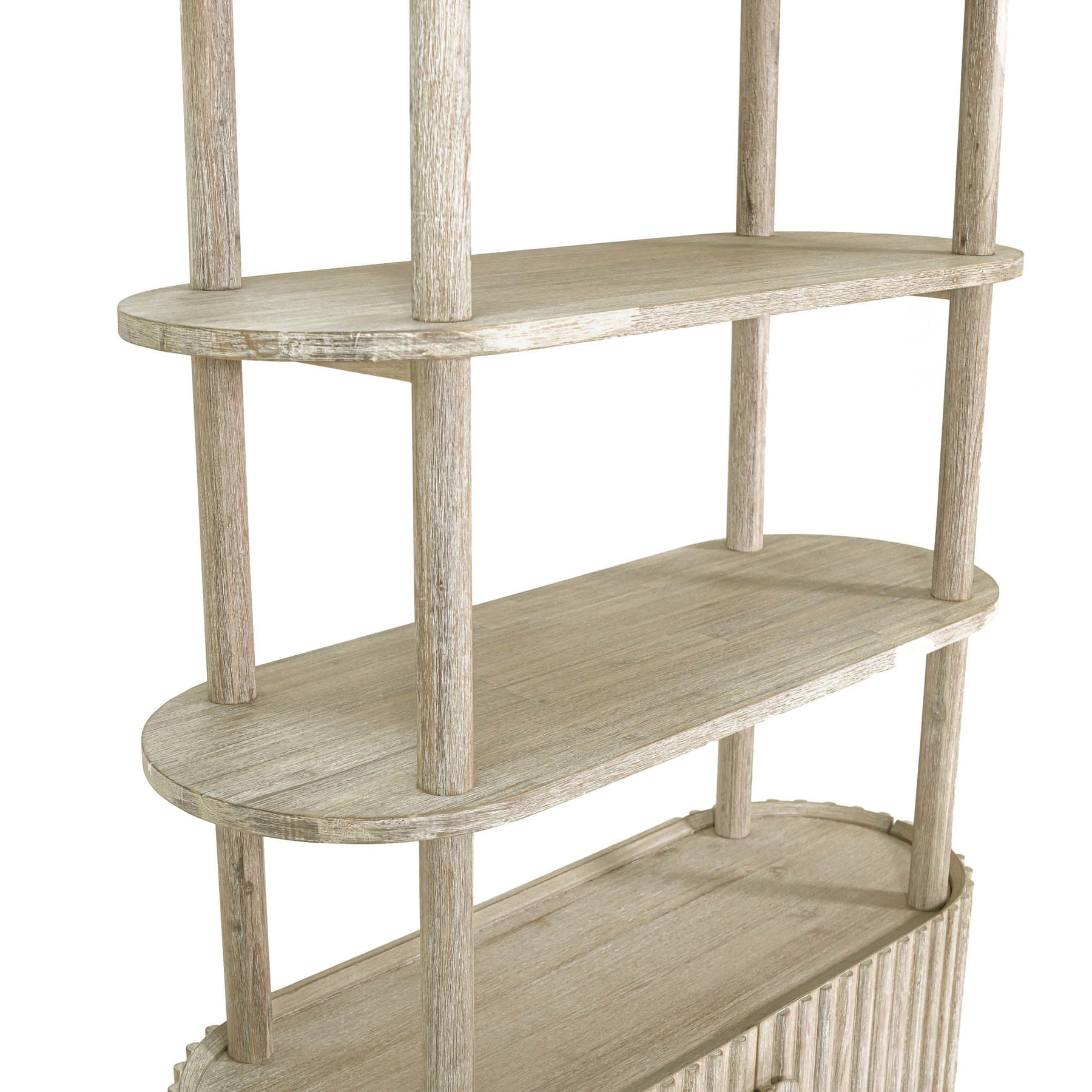Oasis Bookcase - wooden bookcases with multiple shelves for ample storage | Image 11 | InSTYLE Home & Rugs