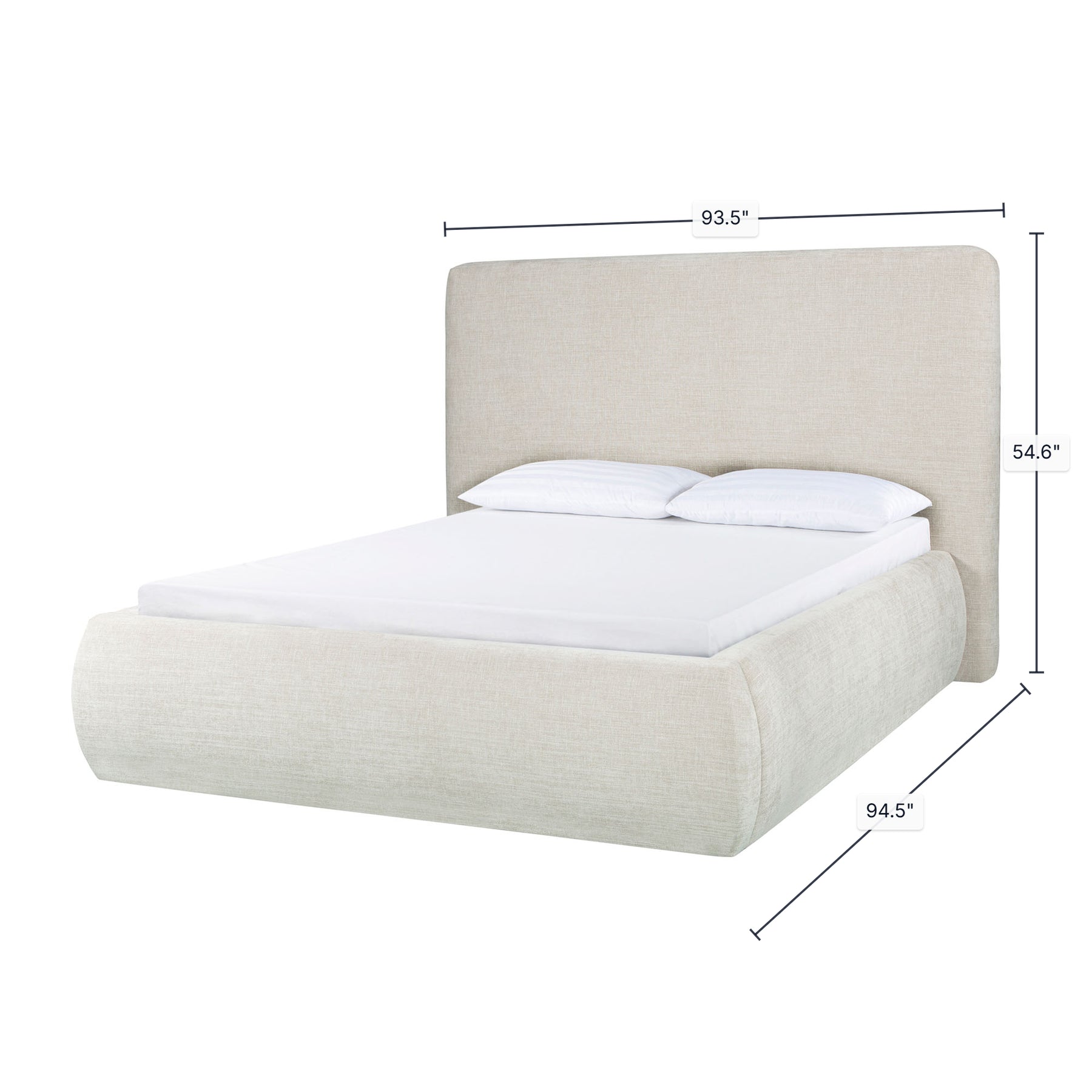 Oceana King Bed - luxurious bed for modern homes | Image 3 | InSTYLE Home & Rugs