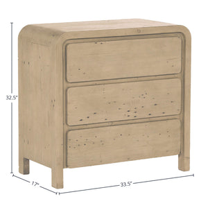 Opera 3 Drawer Small Chest - versatile drawer unit for office, bedroom, or living space | Image 3 | InSTYLE Home & Rugs