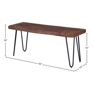 Organic Bench - durable bench with modern style | Image 3 | InSTYLE Home & Rugs