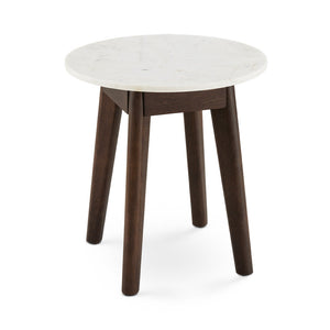 ERIN Marble Round End Table GY-ET-5741 - versatile tables for living rooms and entryways | Image 2 | InSTYLE Home & Rugs