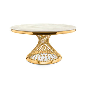 BAILEY GOLD Dining Table | InSTYLE Home & Rugs
