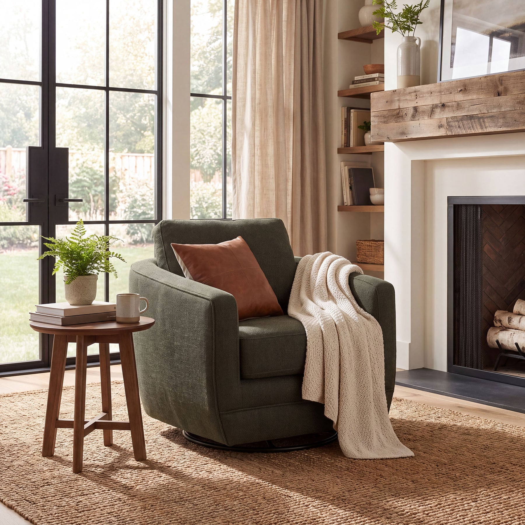 Baltimo Swivel Glider - | Image 2 | InSTYLE Home & Rugs