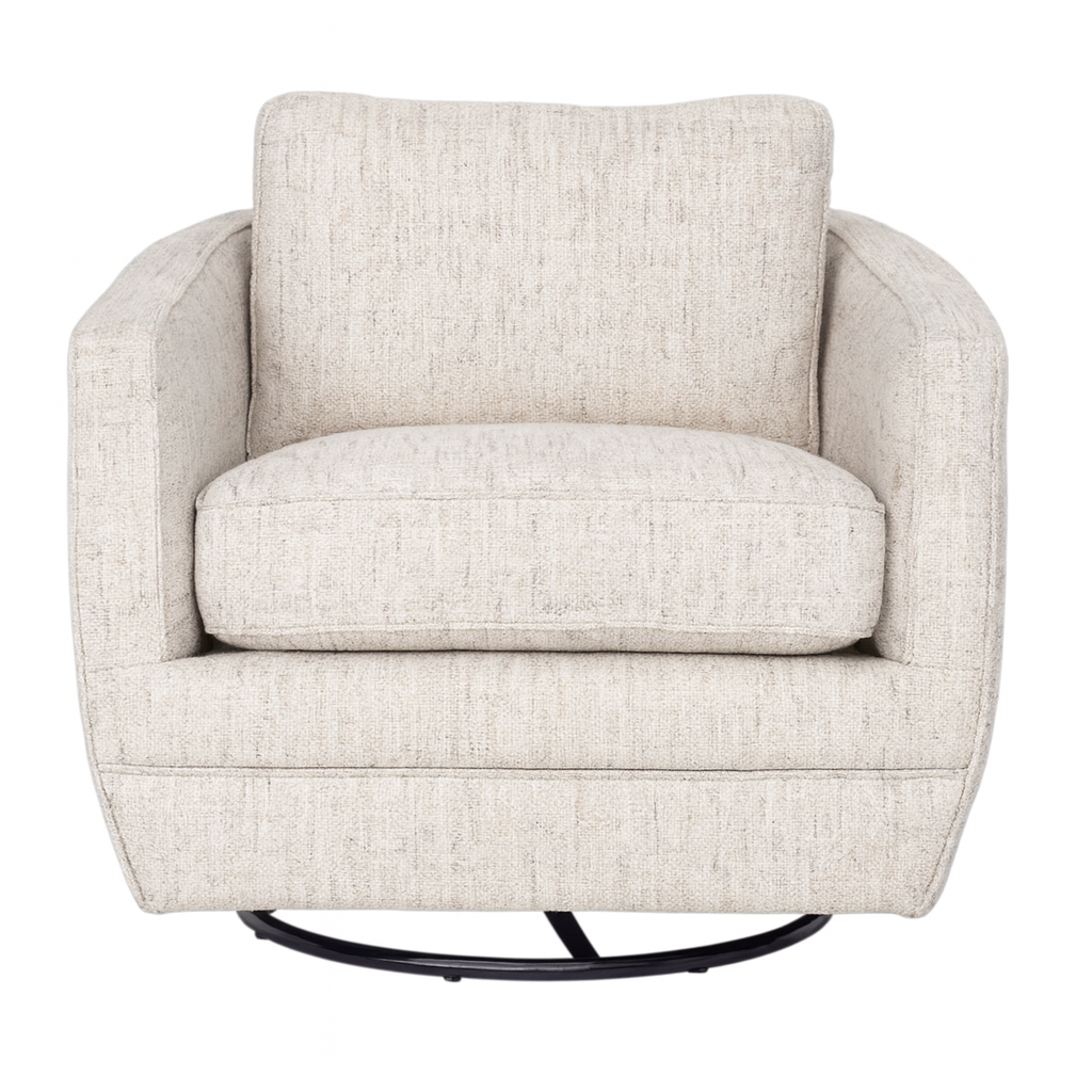 Baltimo Swivel Glider - perfect for creating cozy seating areas in your living space | Image 3 | InSTYLE Home & Rugs