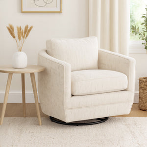 Baltimo Swivel Glider - perfect for creating cozy seating areas in your living space | Image 2 | InSTYLE Home & Rugs