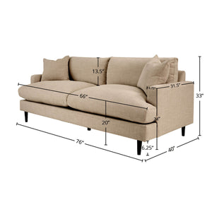 Martha Apartment Sofa - comfortable sofa for modern living | Image 3 | InSTYLE Home & Rugs