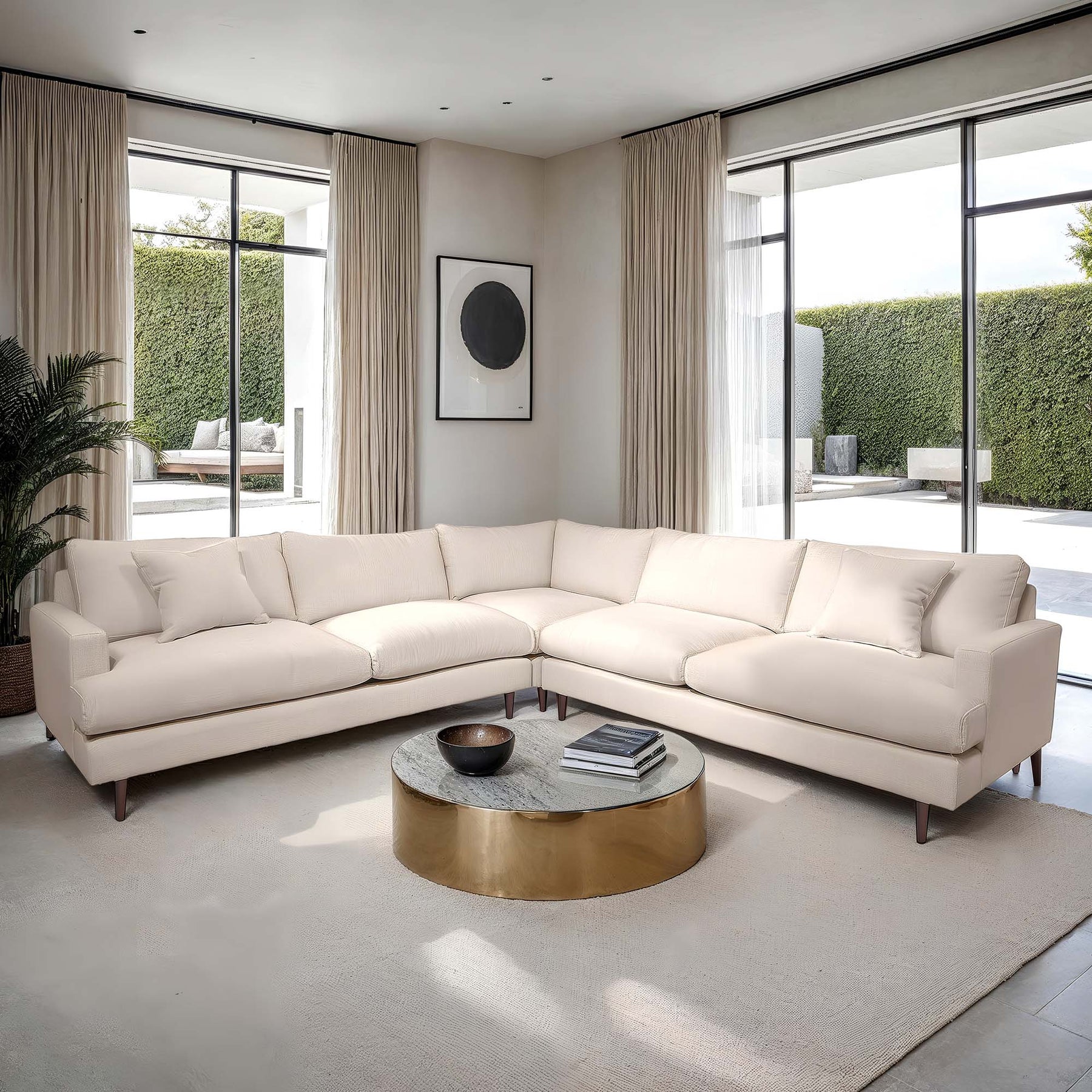 Custom Martha Corner Sectional Frame - perfect for family gatherings and movie nights | Image 2 | InSTYLE Home & Rugs