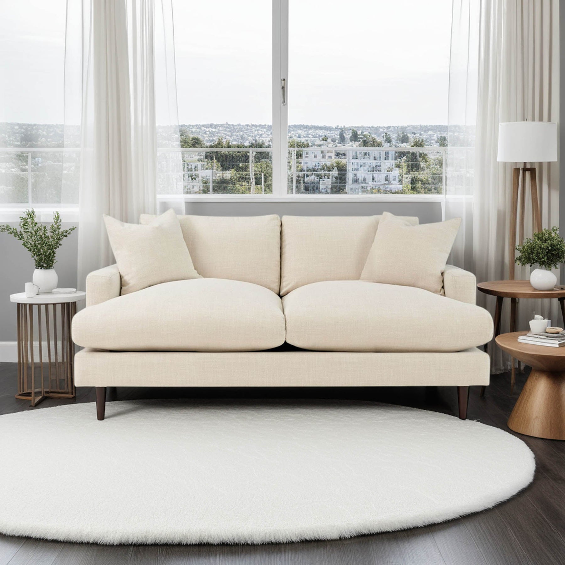 Custom Martha Loveseat Frame - compact loveseat for stylish living room decor | Image 2 | InSTYLE Home & Rugs