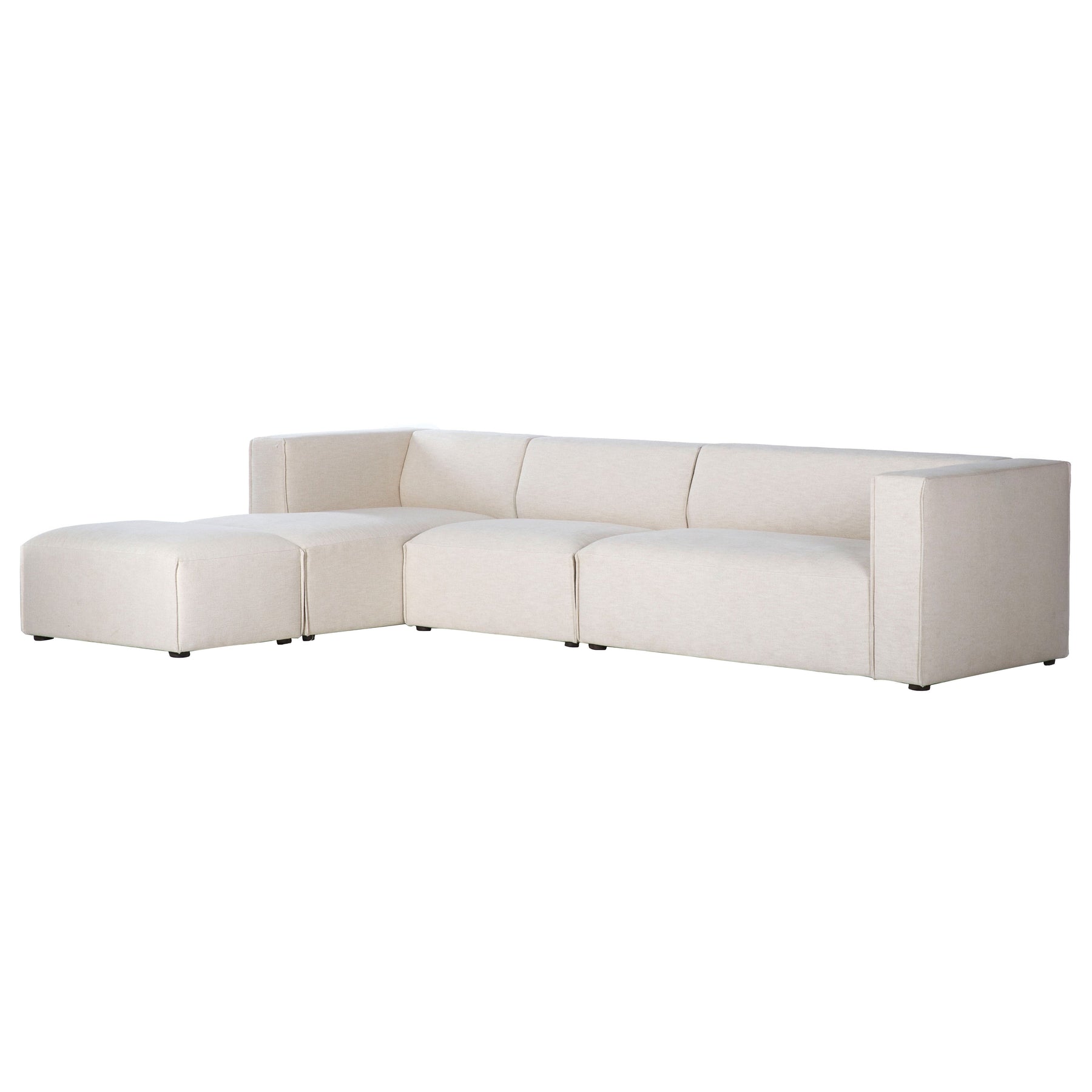 Premium Left Modular Sectional w/ Ottoman - perfect footrests with style | Image 1 | InSTYLE Home & Rugs