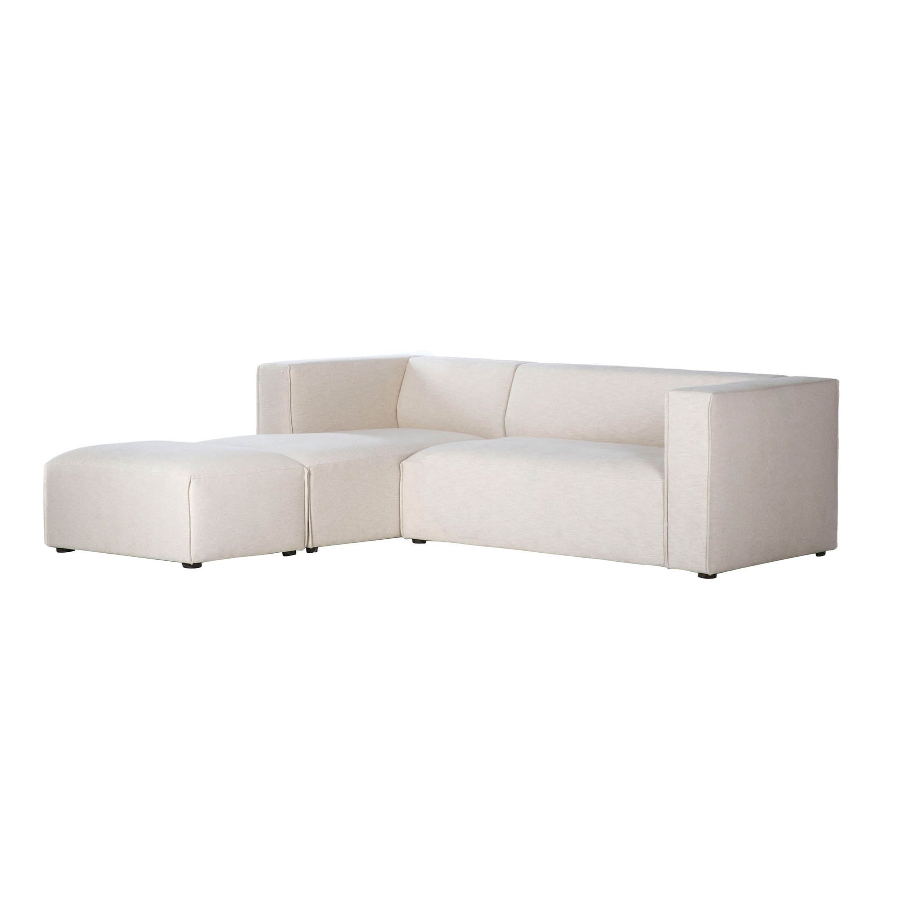 Premium Small Left Modular Sectional w/ Ottoman - perfect footrests with style | Image 1 | InSTYLE Home & Rugs