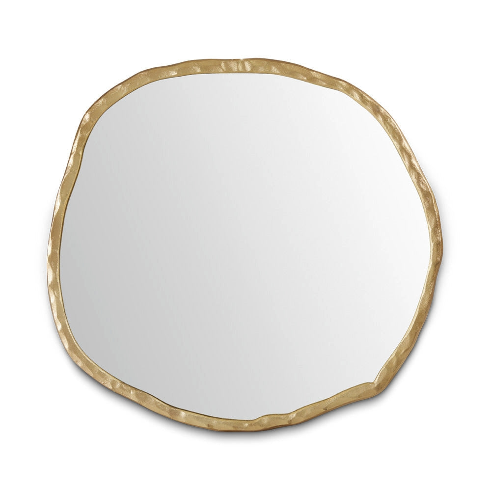 Organic Shape Mirror Gold XC-38151-G - find unique and stylish pieces to express your personality | Image 1 | InSTYLE Home & Rugs
