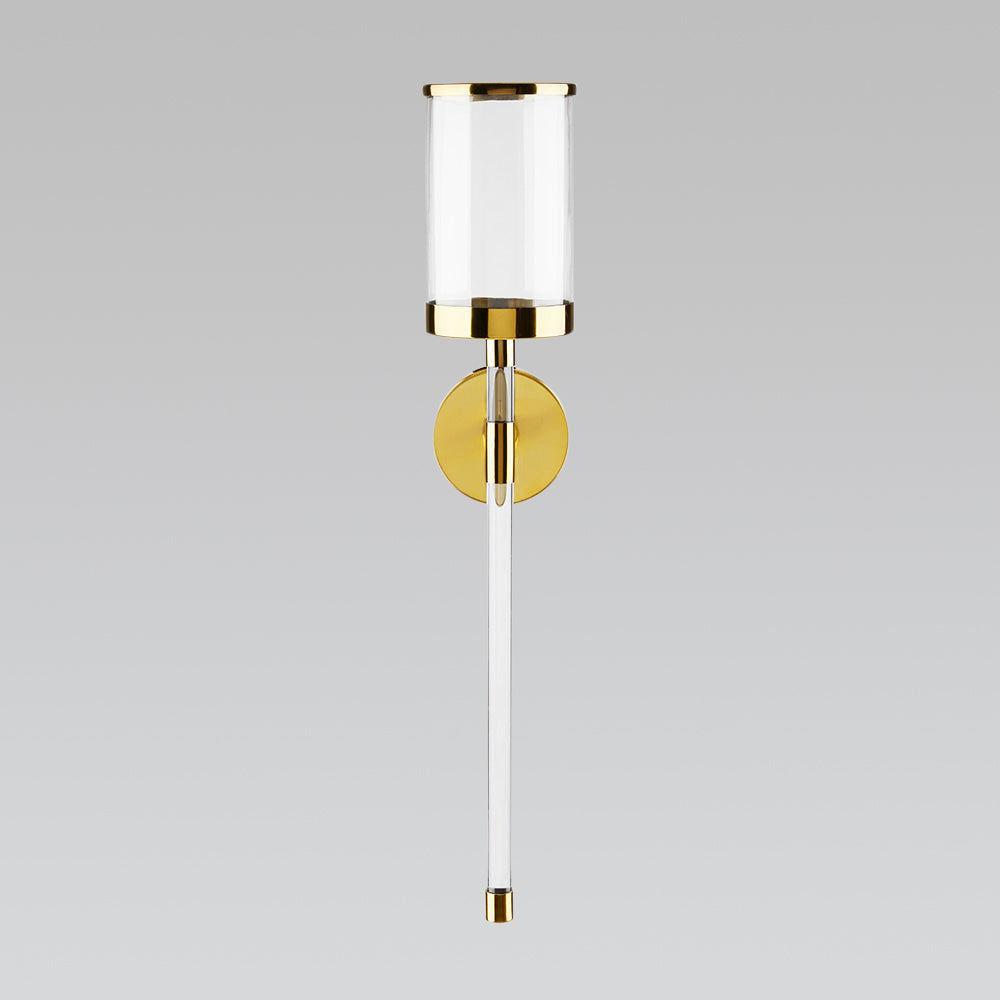 Acrylic Wall Sconce Gold - modern gold wall sconce | Image 1 | InSTYLE Home & Rugs