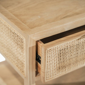 Rattan Side Table - chic and functional side table for your living room | Image 7 | InSTYLE Home & Rugs