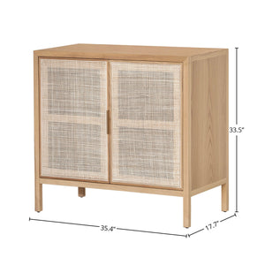 Rattan Small Sideboard - elegant sideboard with style | Image 3 | InSTYLE Home & Rugs