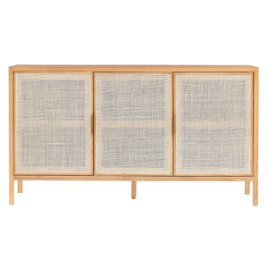 Rattan 3 Door Sideboard - elegant sideboard with style | Image 3 | InSTYLE Home & Rugs
