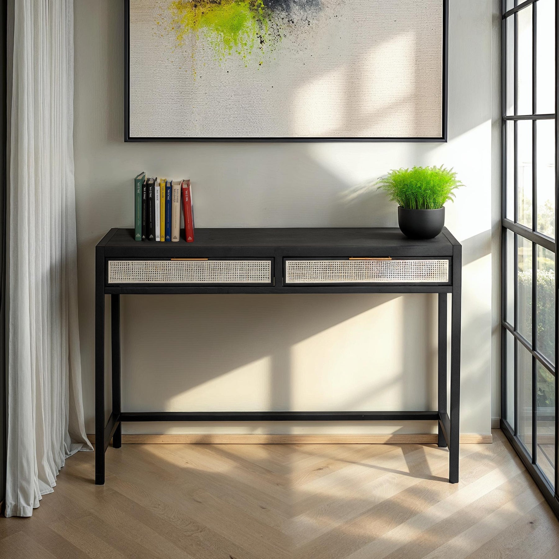 Rattan Desk - functional desk for home offices | Image 2 | InSTYLE Home & Rugs