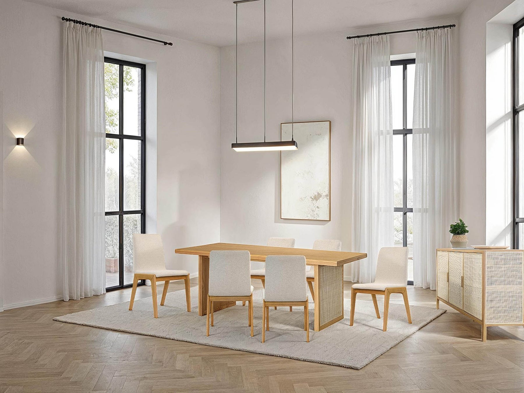 Rattan Dining Table - comfortable dining experience | Image 8 | InSTYLE Home & Rugs