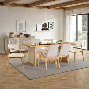 Rattan Dining Set 6 - stylish chairs for any table | Image 1 | InSTYLE Home & Rugs