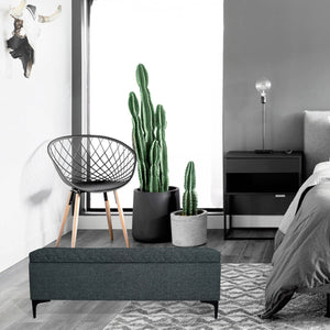 Reece Storage Bench - durable bench with modern style | Image 9 | InSTYLE Home & Rugs