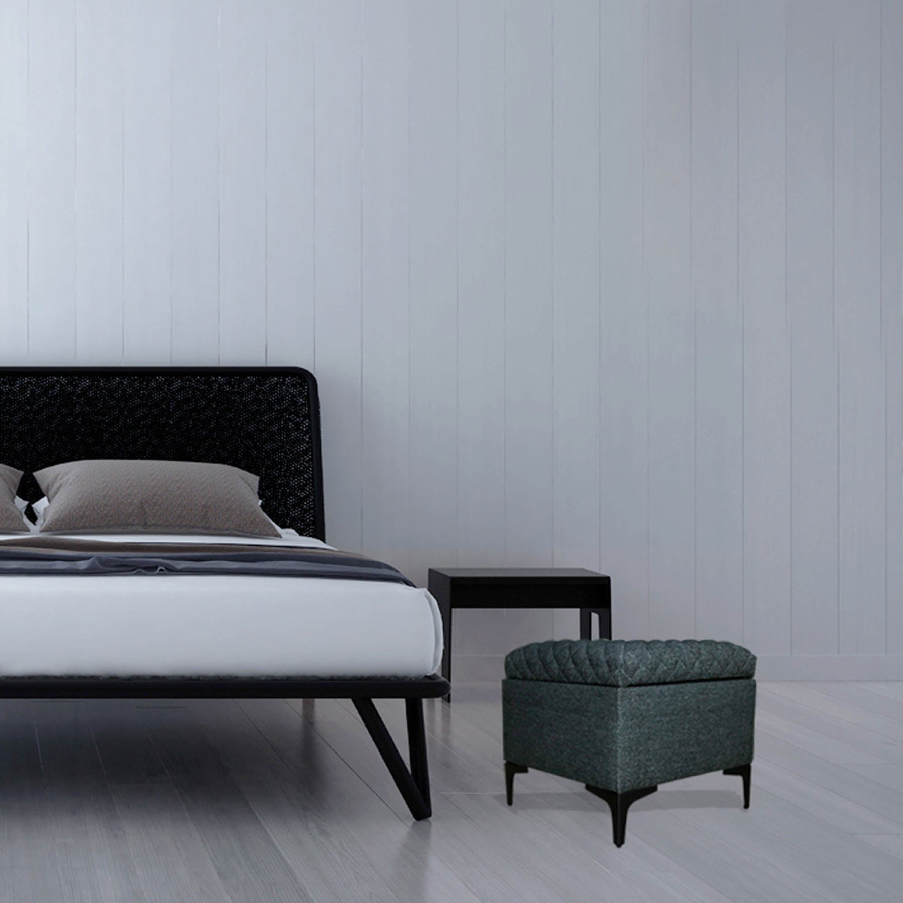 Reece Storage Ottoman - comfortable ottoman for any room | Image 9 | InSTYLE Home & Rugs