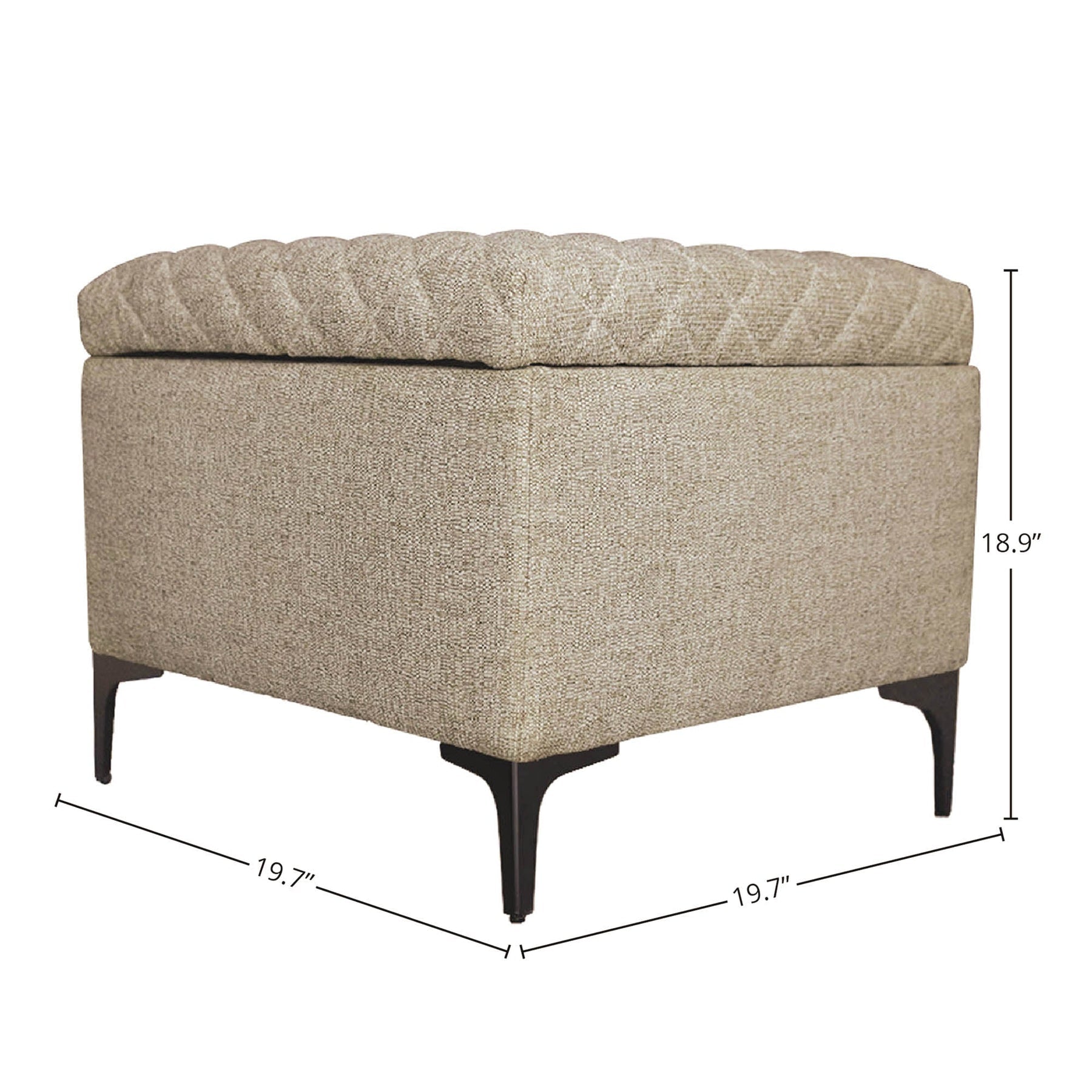 Reece Storage Ottoman - perfect footrests with style | Image 8 | InSTYLE Home & Rugs