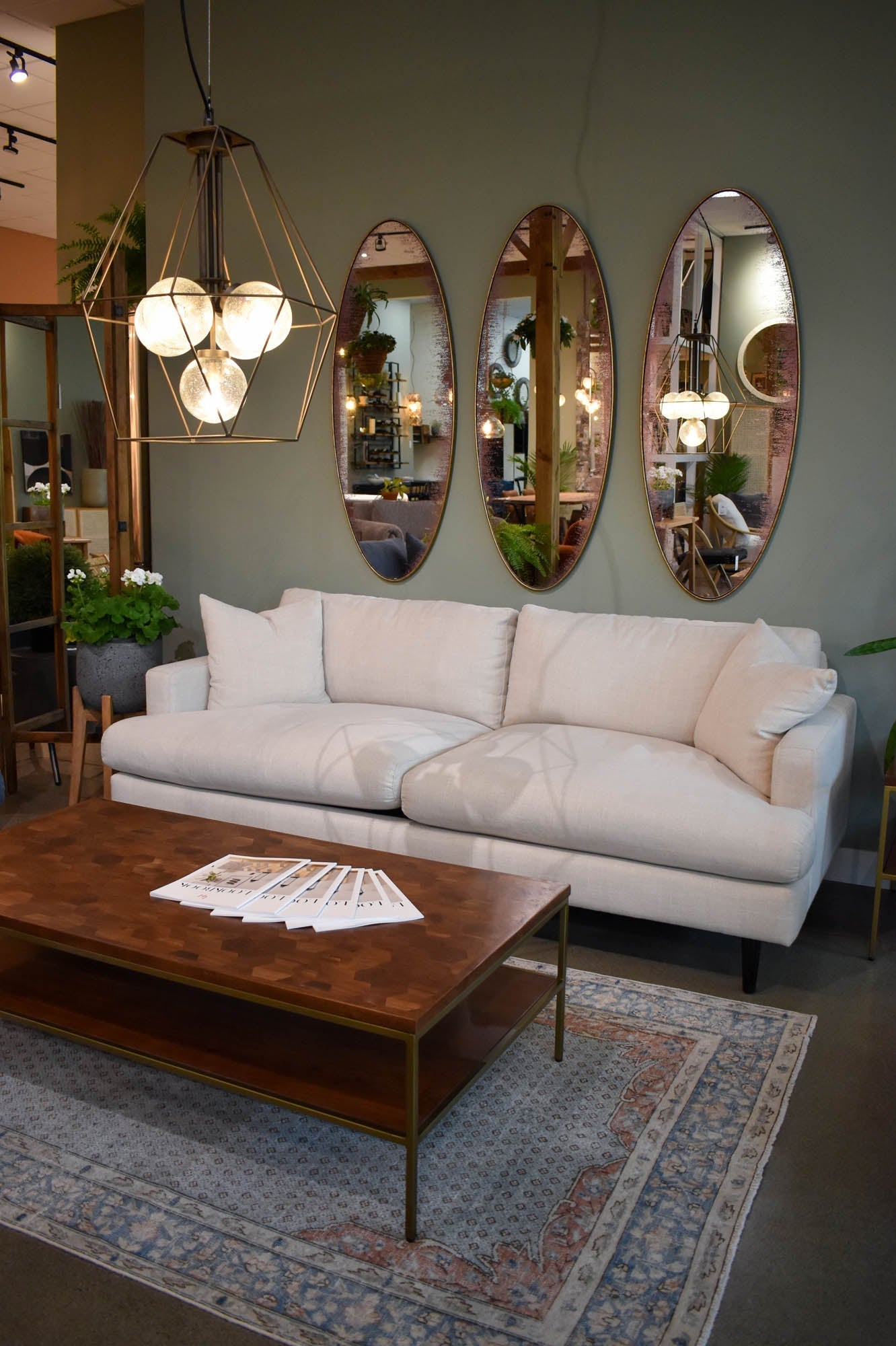 Greta Elipse Mirror - full-length mirror for creating the illusion of space and light | Image 4 | InSTYLE Home & Rugs