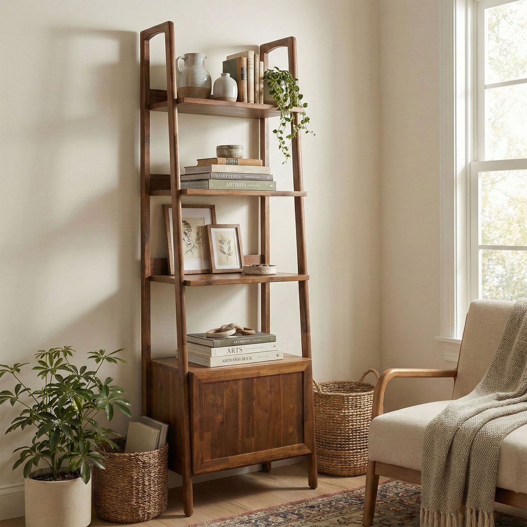 Remix 1 Door Bookcase - spacious bookcases for organizing and displaying your books | Image 2 | InSTYLE Home & Rugs