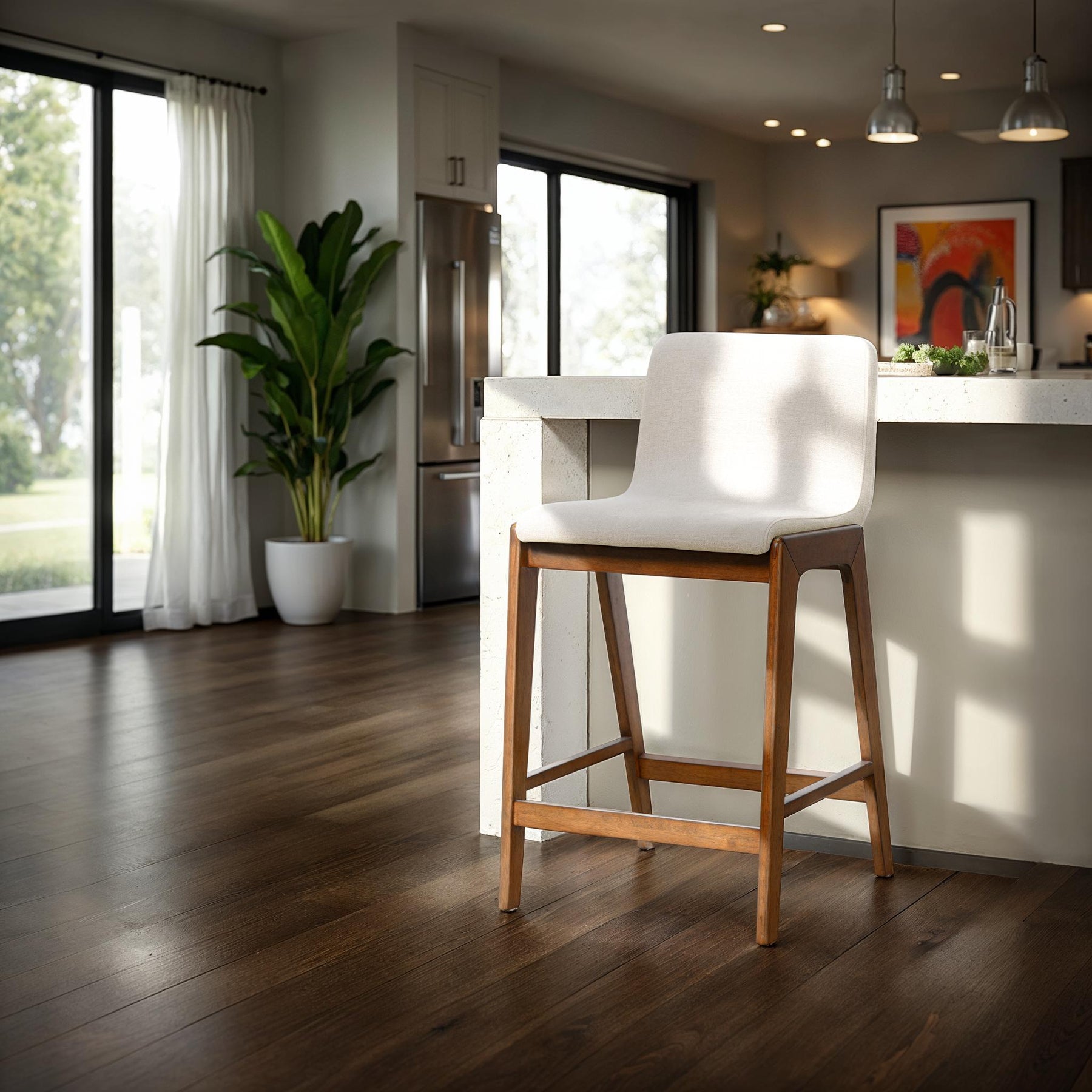 Remix Counter Stool - ergonomic design for comfort | Image 2 | InSTYLE Home & Rugs