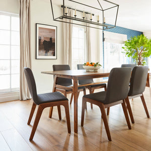 Remix Dining Table Set w/ Grey Chairs - elegant seating for dining areas | Image 2 | InSTYLE Home & Rugs