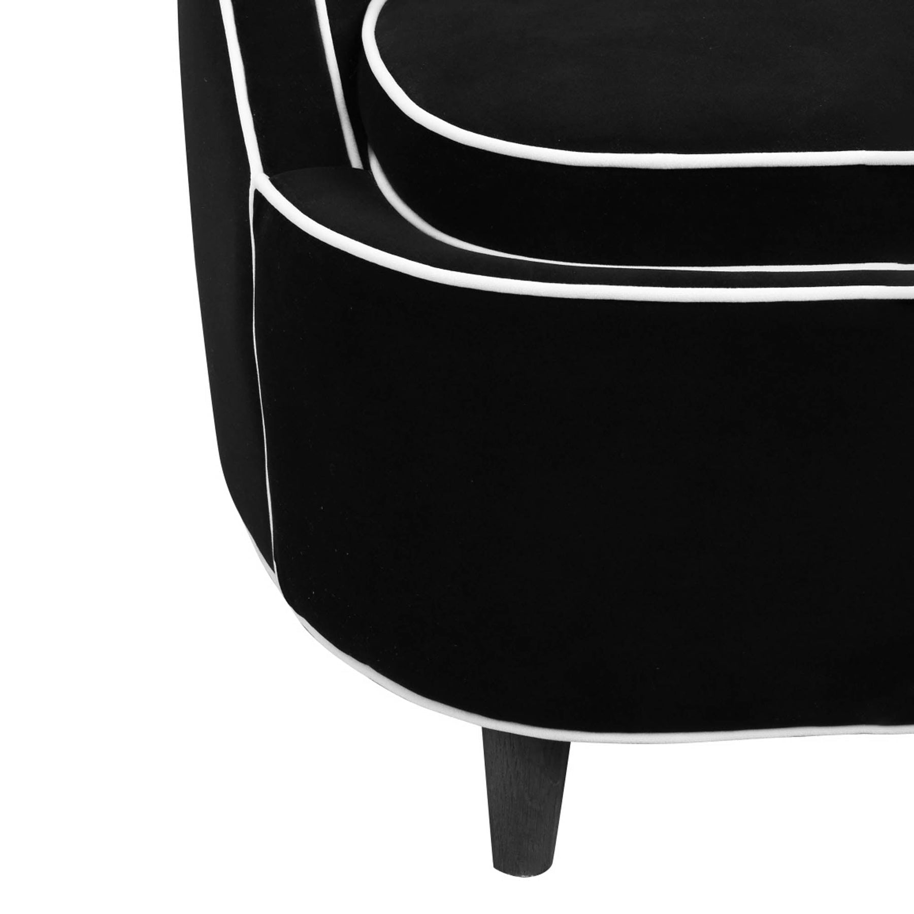Ebony Club Chair - variety of styles from classic to contemporary | Image 3 | InSTYLE Home & Rugs