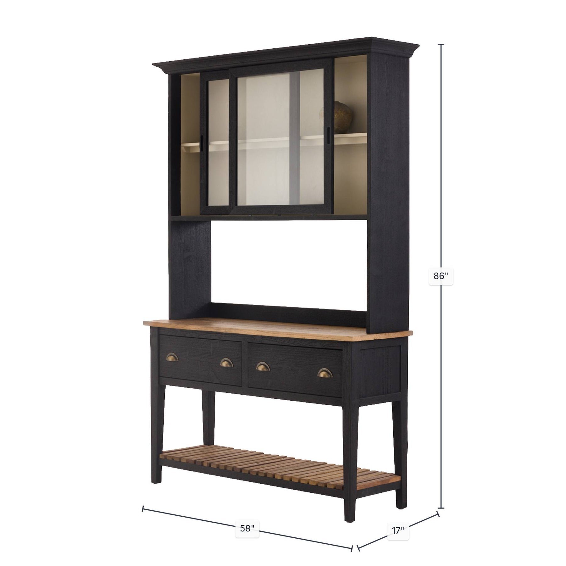 Napolitano Hutch & Sideboard - perfect for living room storage | Image 3 | InSTYLE Home & Rugs