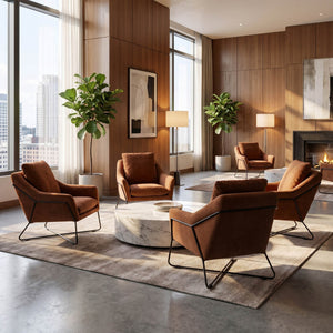 Rodolfo Lounge Chair - perfect for casual unwinding | Image 2 | InSTYLE Home & Rugs